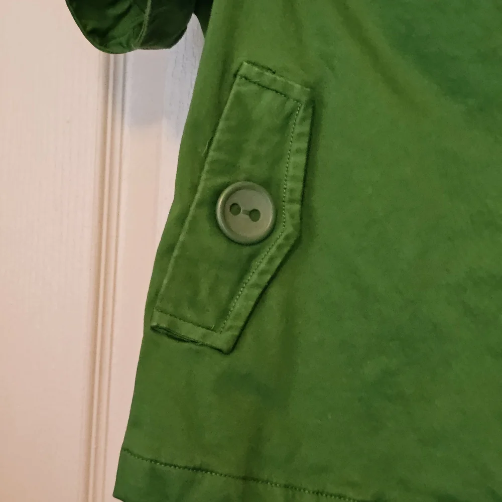 Cato Green Utility Jacket with Button Accents - Picture 3 of 9